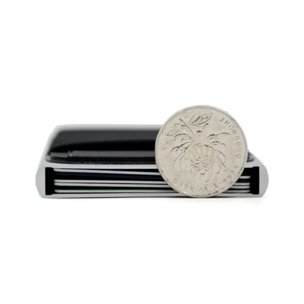 Mini RFID Wallet Automatic Pop up Bank Card Case - Image 2