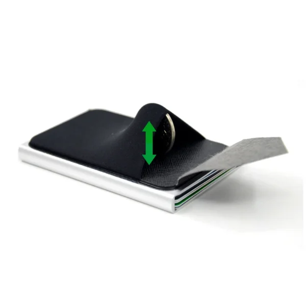 Mini RFID Wallet Automatic Pop up Bank Card Case - Image 3