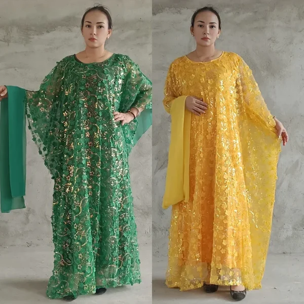 3 Pieces Plus Size African Dresses for Women