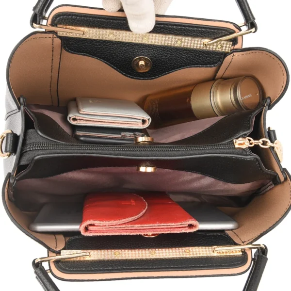 Women Soft Leather Handbags Luxury Designer - Image 5