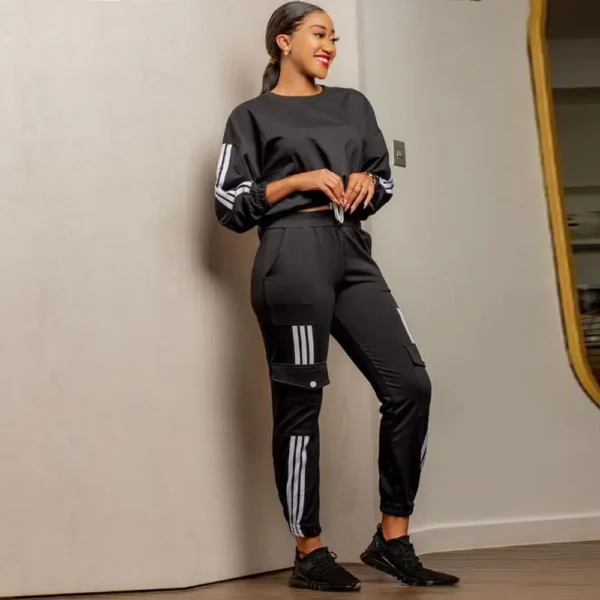 Autumn Winter Casual Matching Set Sexy Women Two Pieces - Image 4