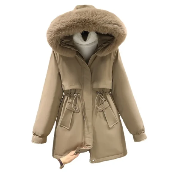 Women Hooded Parka Jacket - Image 6