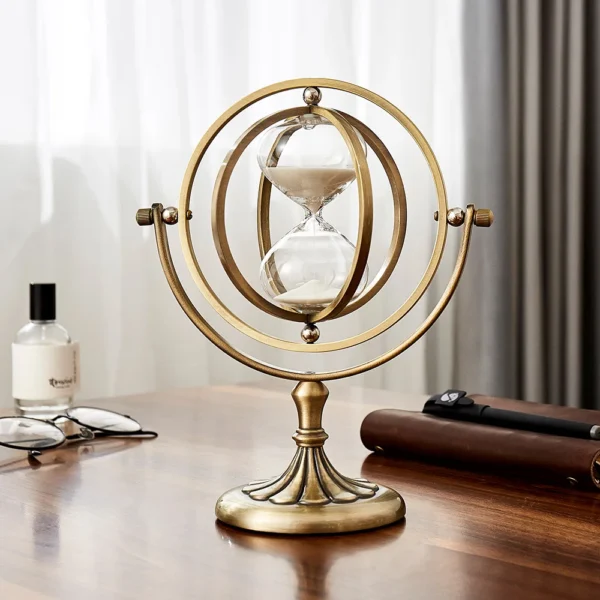 Retro Metal Hourglass Timer Ornaments - Image 5