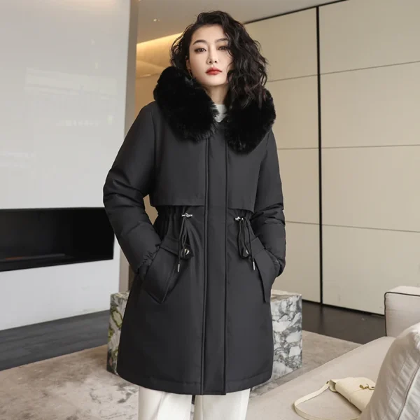 Women Hooded Parka Jacket - Image 4