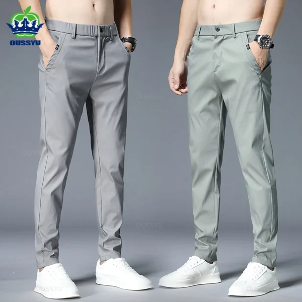 New Thin Casual Pants Men 4 Colors Classic Style