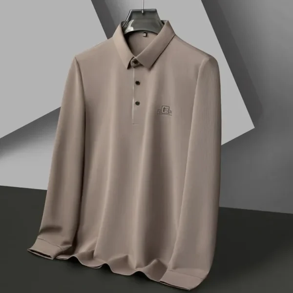 Two Fake Collar Mens Daily Casual Tee Long Sleeve Sweatershirt - Image 8