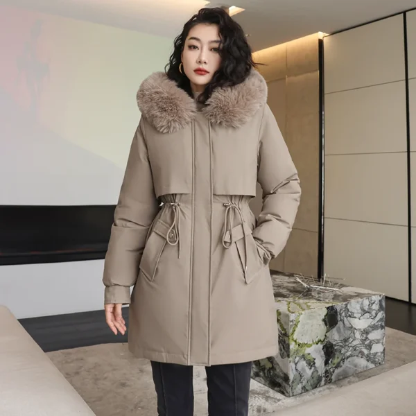 Women Hooded Parka Jacket - Image 3