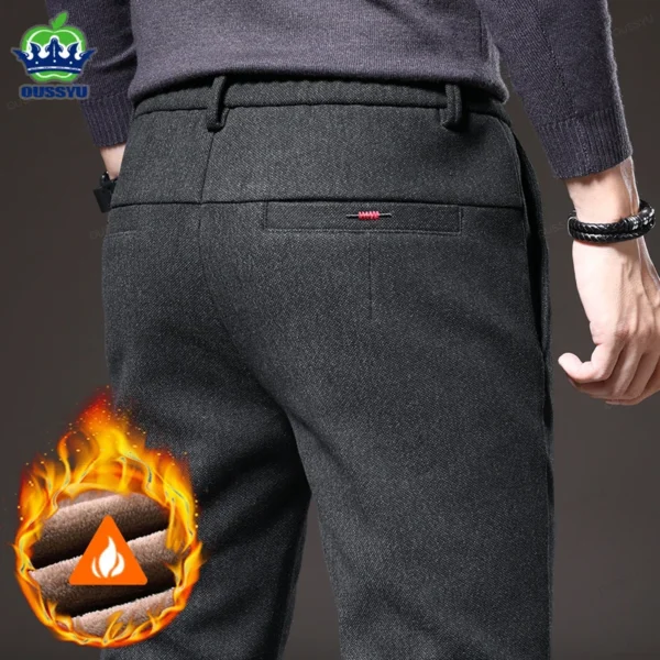 Men's Brushed Fabric Casual Pants