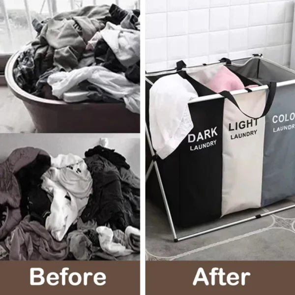 Foldable Dirty Laundry Basket Home - Image 2