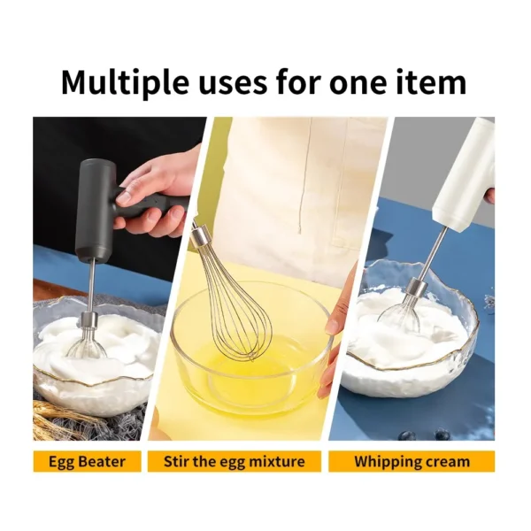 Wireless Electric Food Mixer Portable 3 Speeds - Image 2