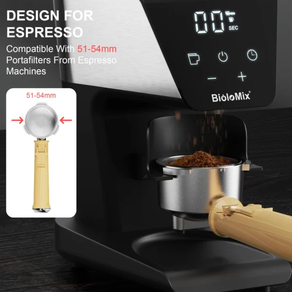 automatic electric coffee grinder, 30 speeds - Image 5