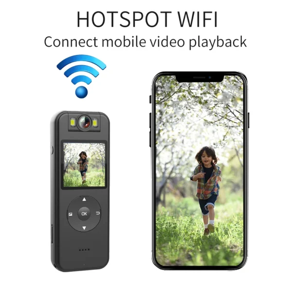 mini portable wifi camera with night vision - Image 3