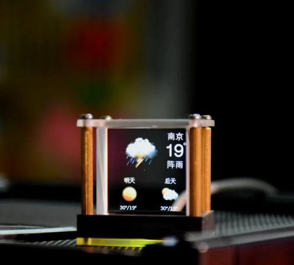 Translucent desktop wifi with weather indicator, date etc. - Image 6