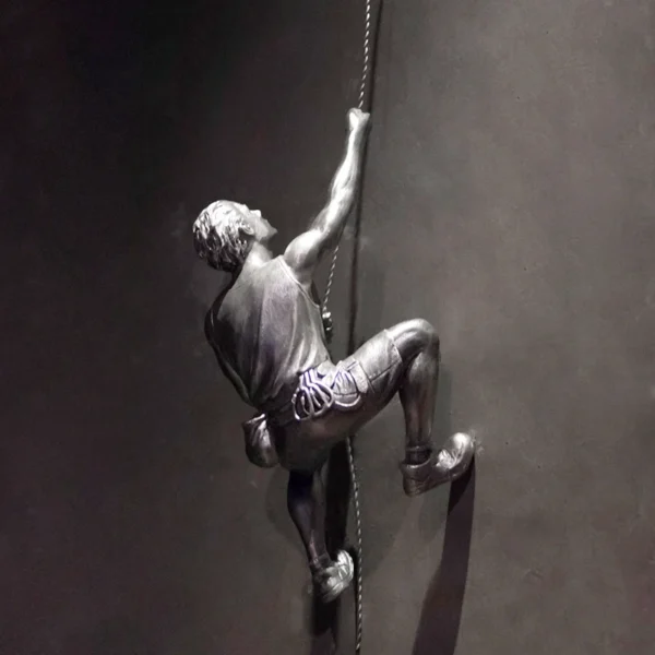 industrial style climbing man wall decoration - Image 5