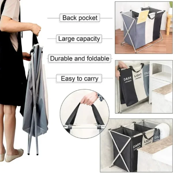 Foldable Dirty Laundry Basket Home - Image 4