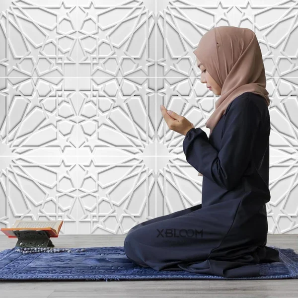 Decorative 3D Wall Panels in Diamond Design - Image 2