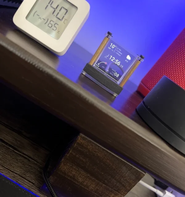 Translucent desktop wifi with weather indicator, date etc. - Image 4