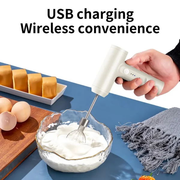 Wireless Electric Food Mixer Portable 3 Speeds - Image 3