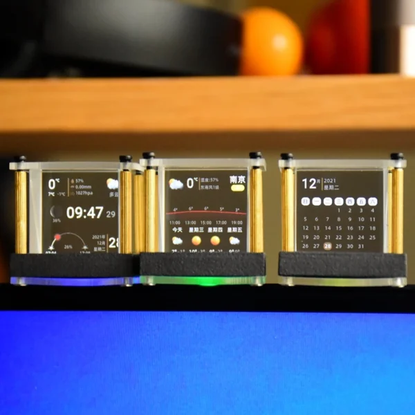 Translucent desktop wifi with weather indicator, date etc. - Image 3
